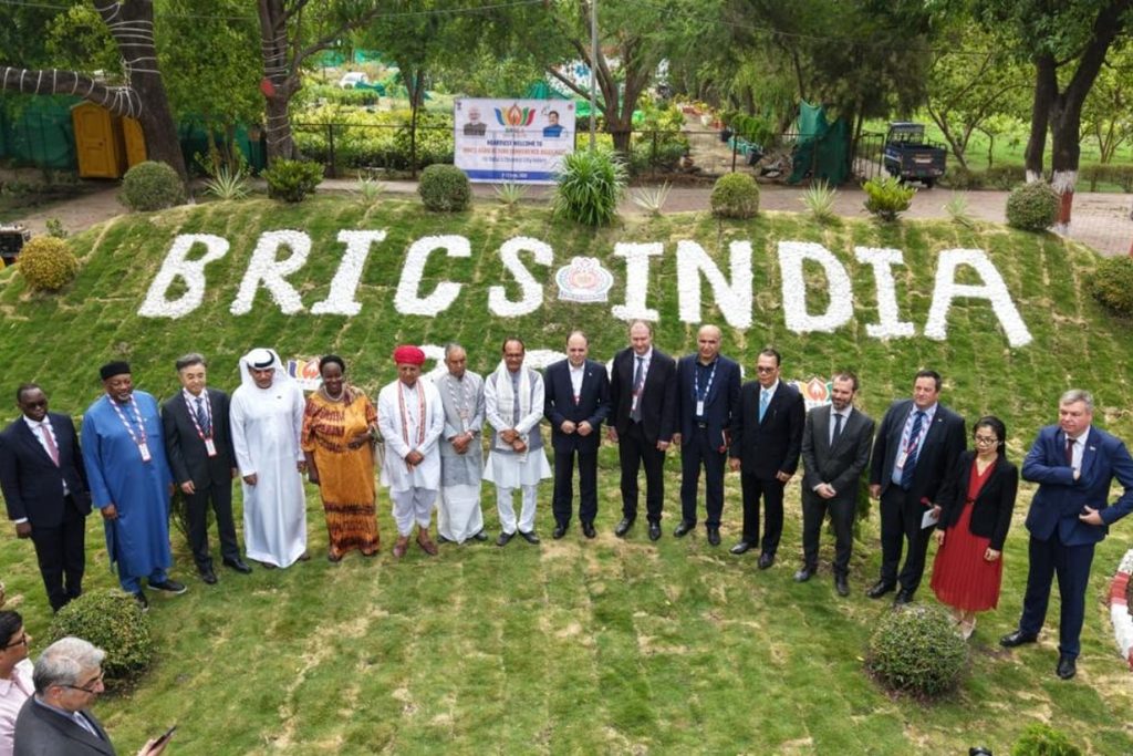 BRICS समिट में कृषि मंत्रियों की बैठक की तस्वीर | फोटो: X/AgriGOI
