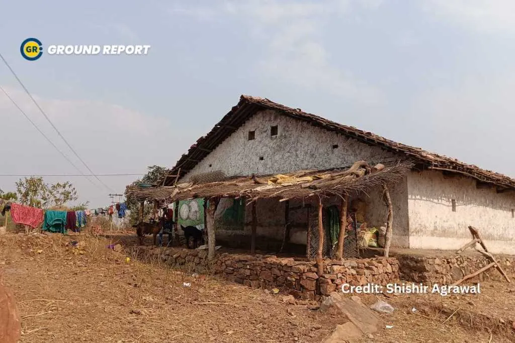 Kutchcha house in Jhabua