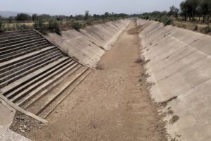 Bargi Dam Dry canals