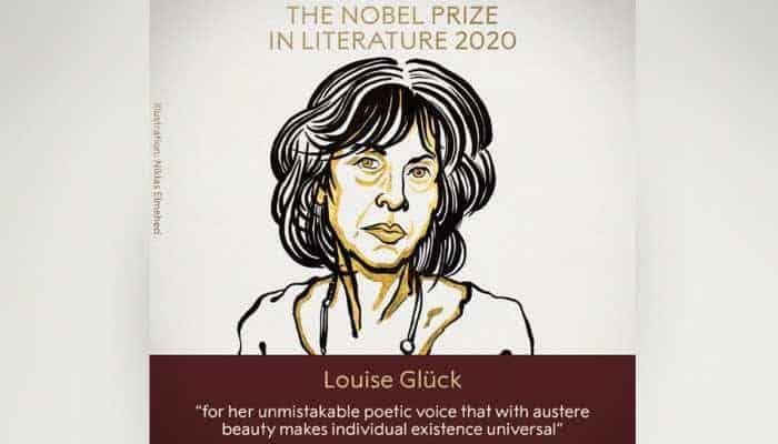 2020 Nobel Prize in Literature awarded to American poet Louise Gluck