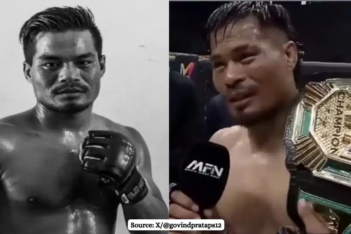 Who is MMA fighter Chungreng Koren crying for peace in Manipur?