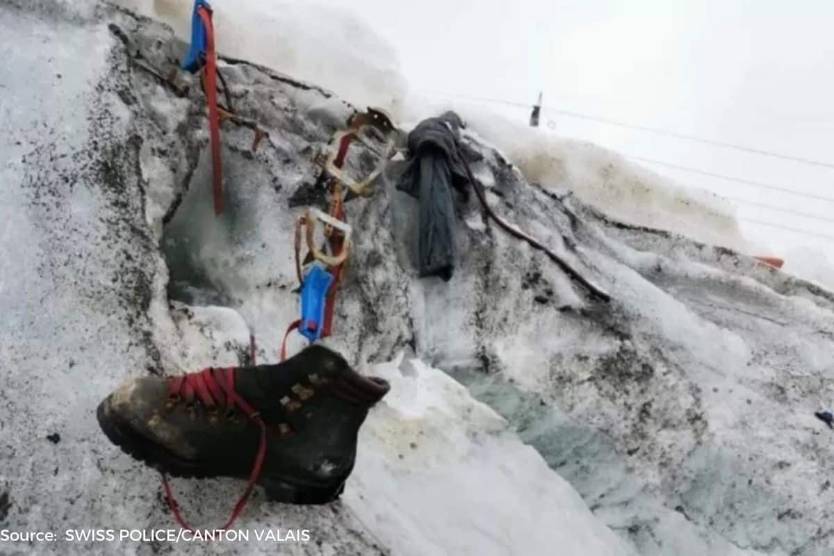 Long lost dead bodies and object re-emerging due to glacier’s melting