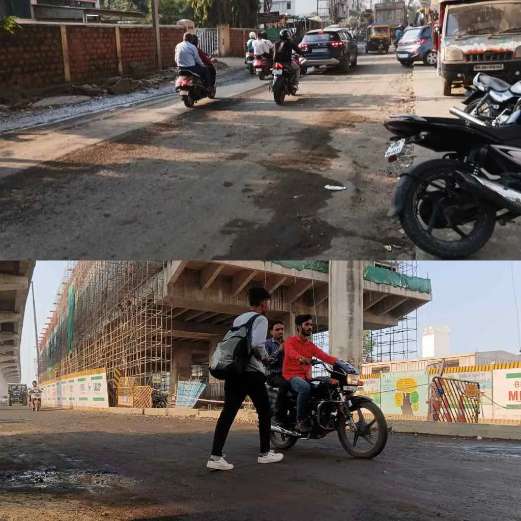 dust on bhopal roads