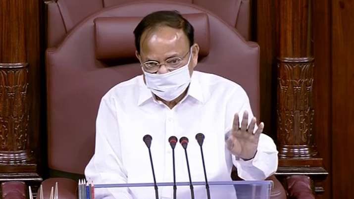 Venkaiah Naidu gets emotional in Rajya Sabha over uproar