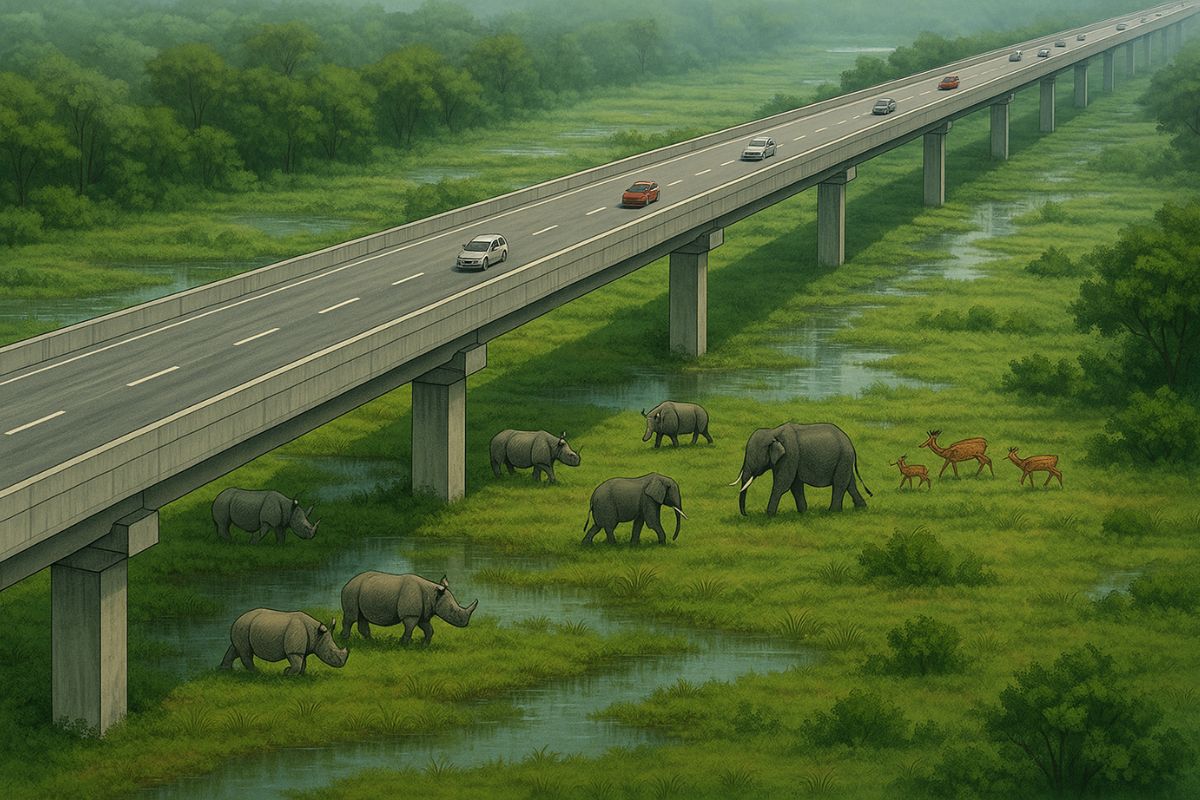 Cabinet clears ₹6,957 crore highway, what happens to Kaziranga wildlife?