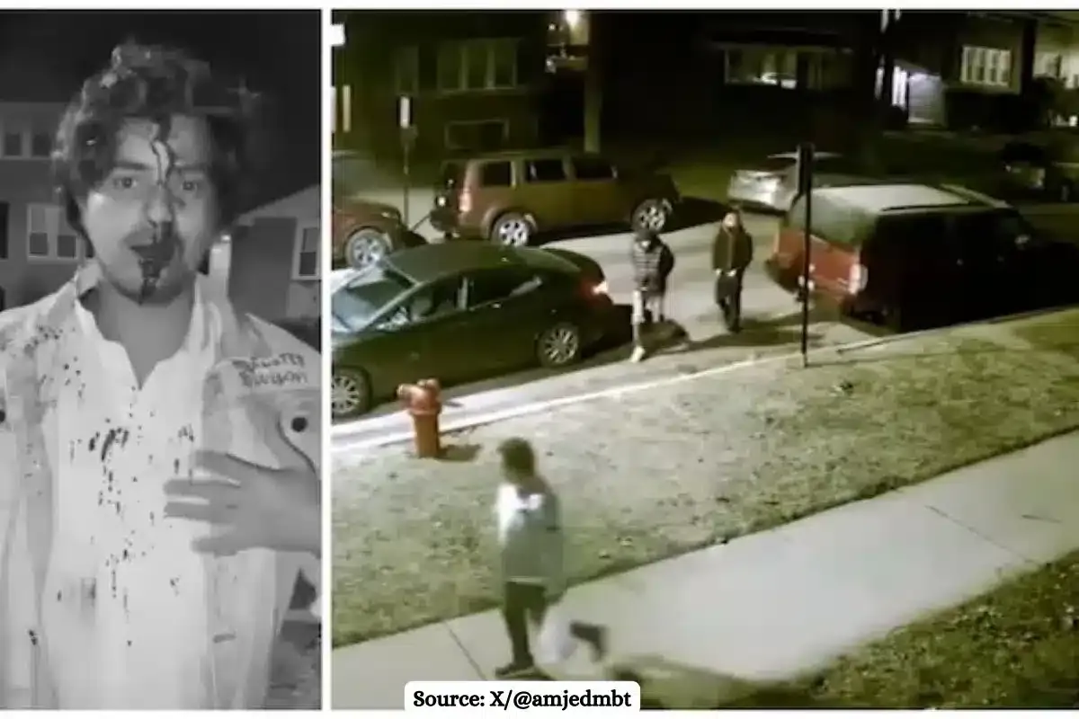 Who is Indian student Syed Mazahir Ali attacked by four persons in Chicago?