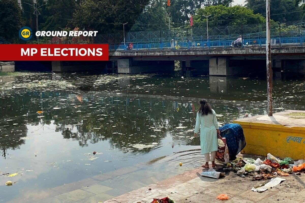 Sehore Siwan River: leaders daily watch the river's demise