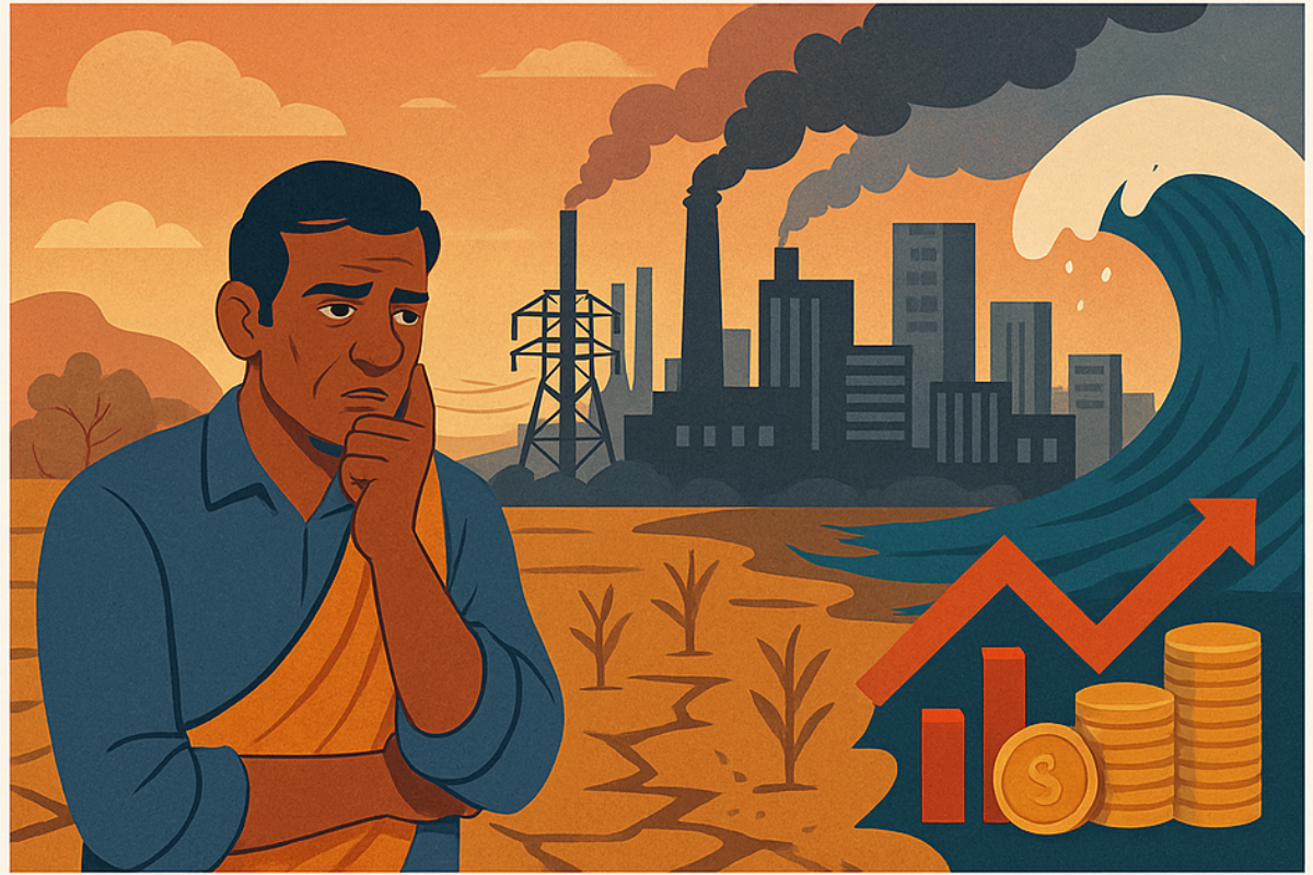 Climate change could cost India 10% of GDP by 2100, survey finds