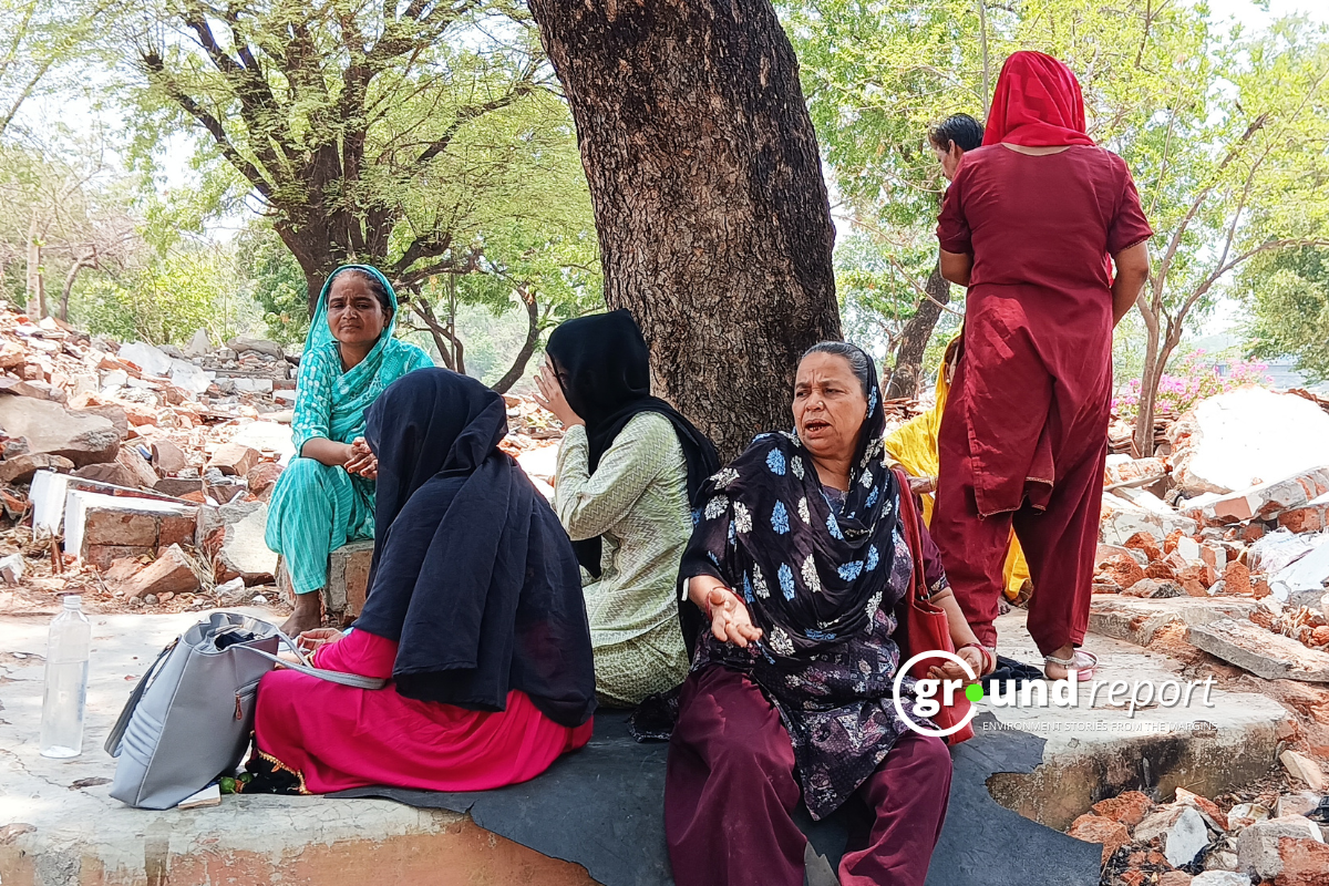In scorching heat displaced Bhadbhada residents are struggling for resettlement