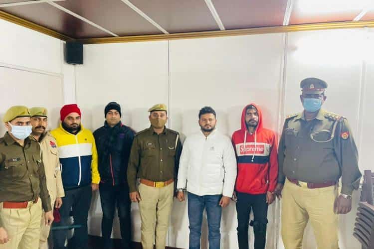 Who is Sachin Sharma arrested for firing on Owaisi?