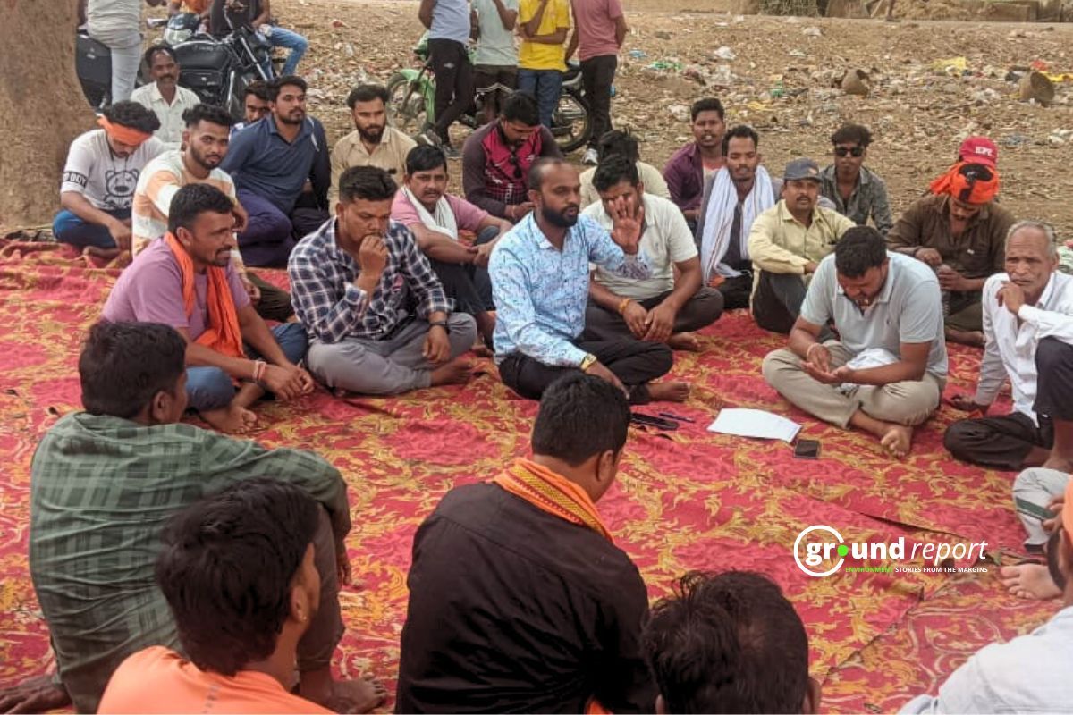 Anuppur coal power plant gramsabha discussion