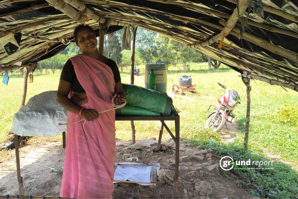 servent protecting orchids from monkey