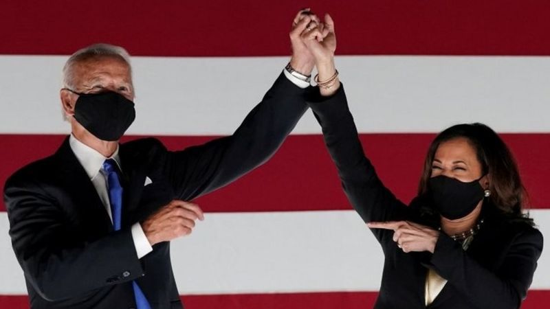 Joe Biden and Kamala Harris deliver victory speeches