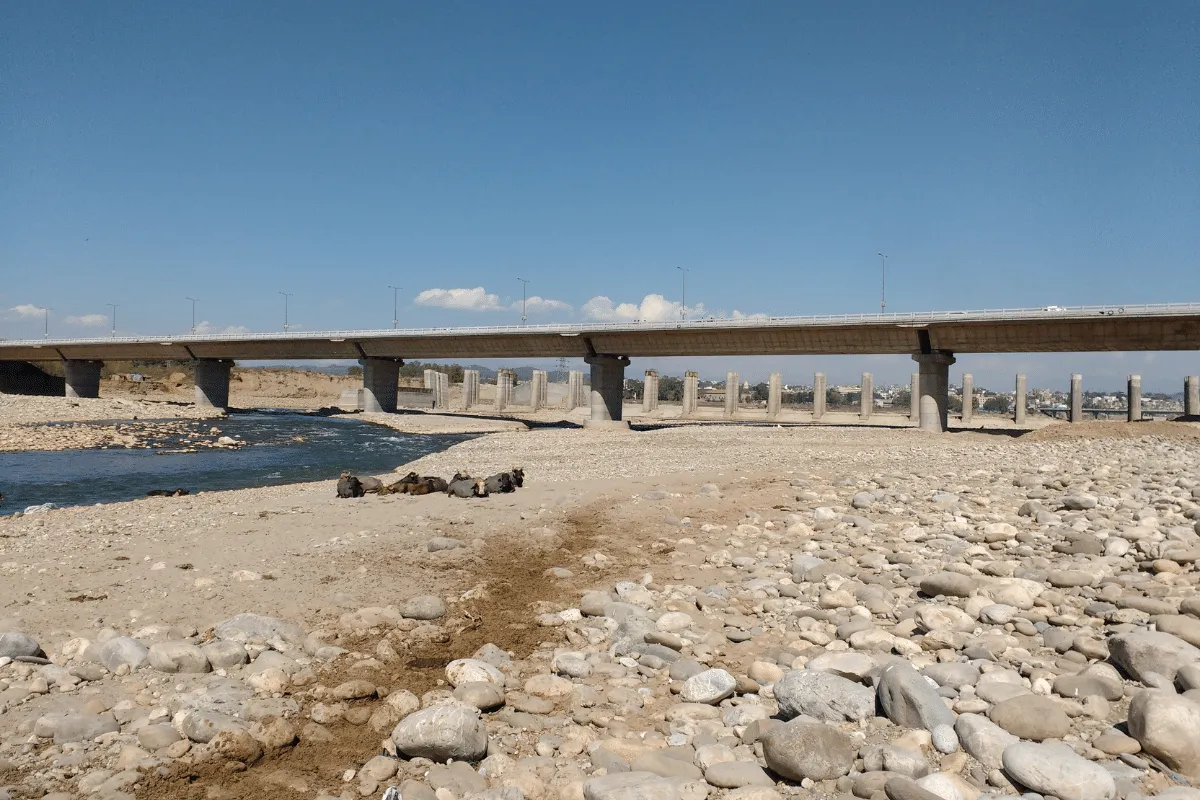 Tawi river bank, Jammu