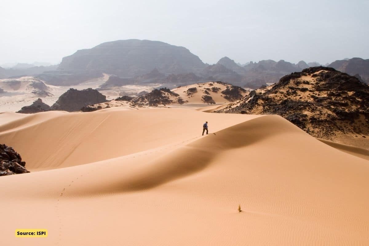Why is most of central Asia turning into a desert?