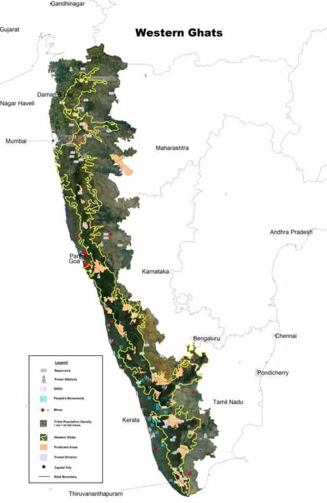 Prominence of Western Ghats