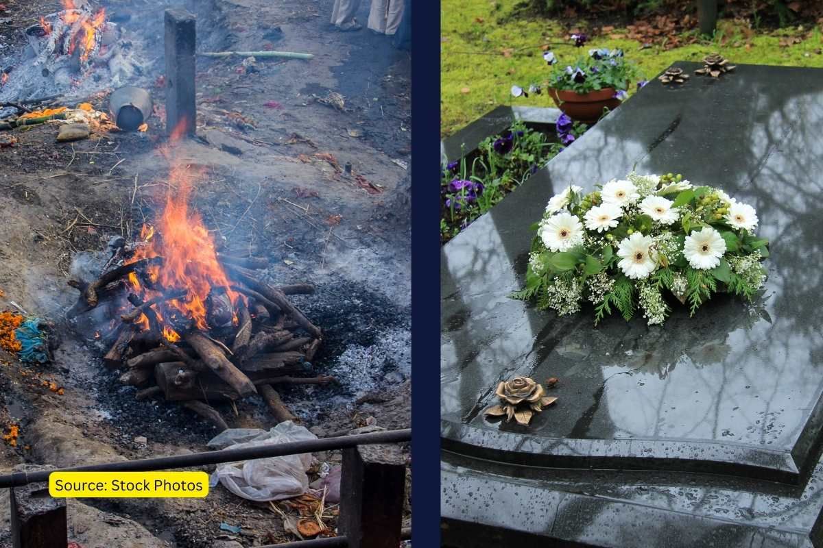 Christian and Hindu way of cremation is hazardous to environment