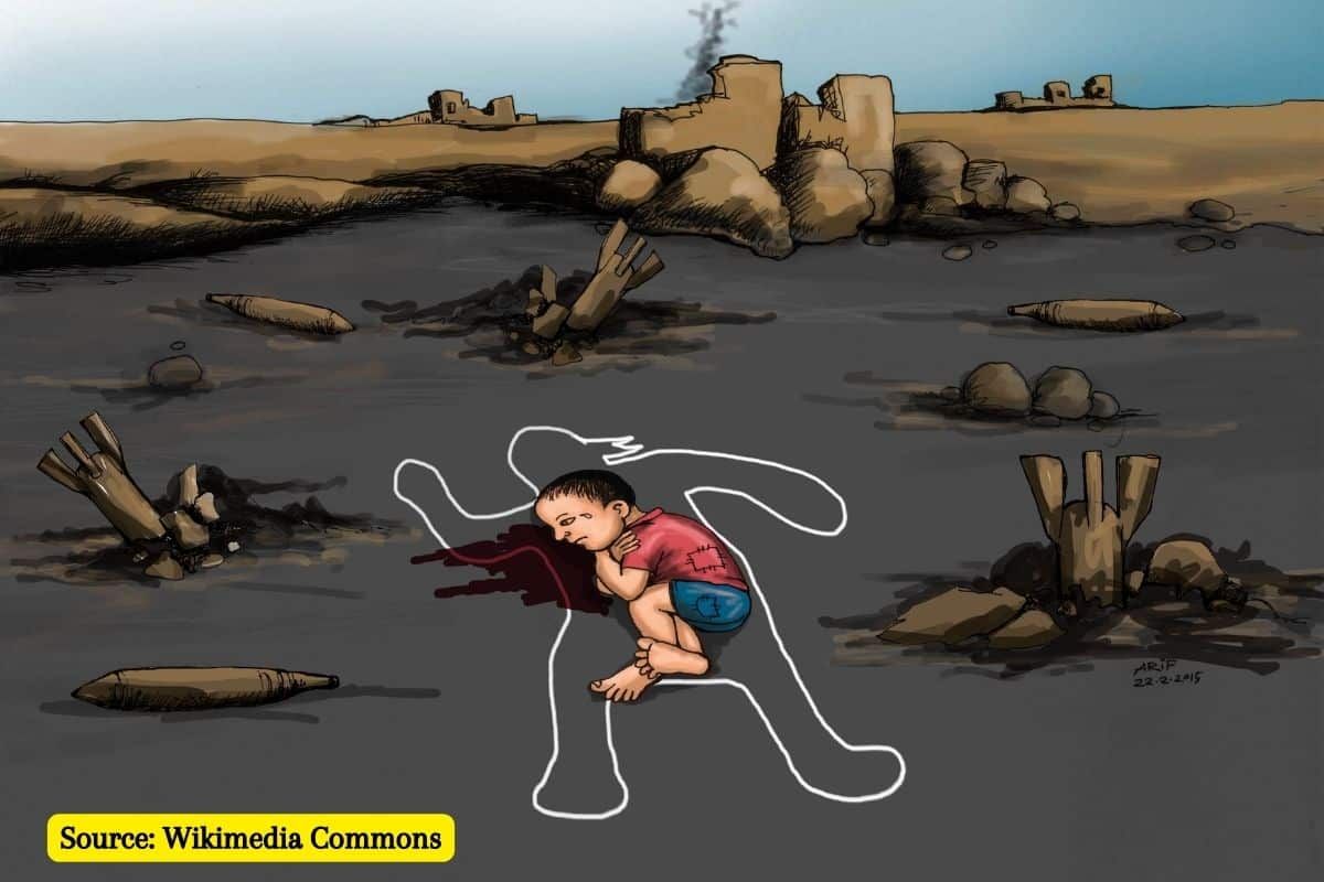 230 million children live in conflicts around the world