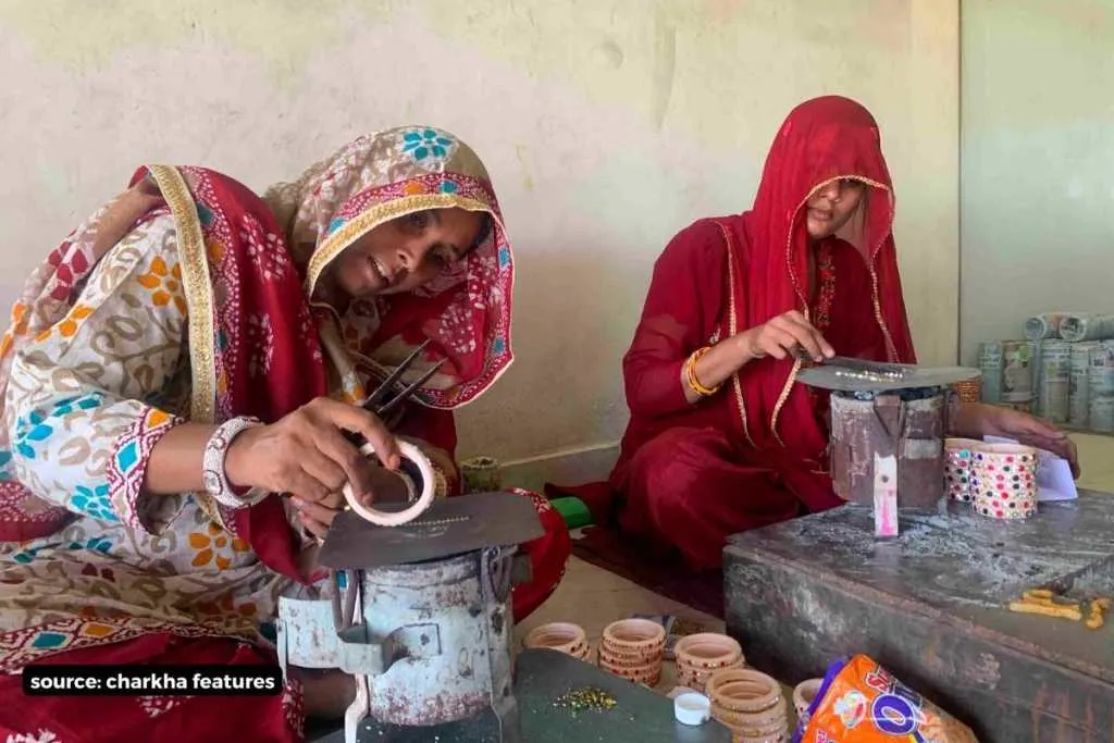 Women saving the artistic heritage of Rajasthan
