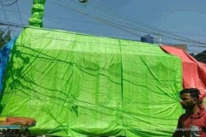 Why Mosques covered before holi in UP?