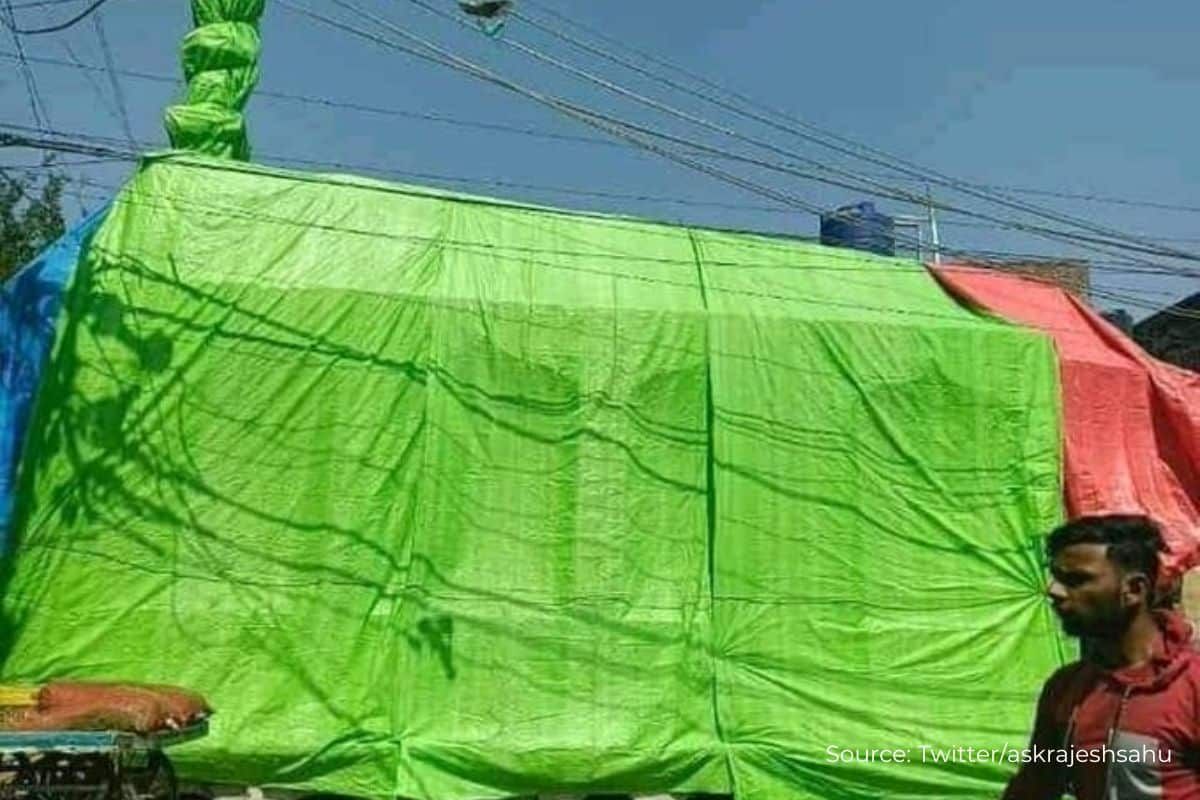 Why Mosques covered before holi in UP?