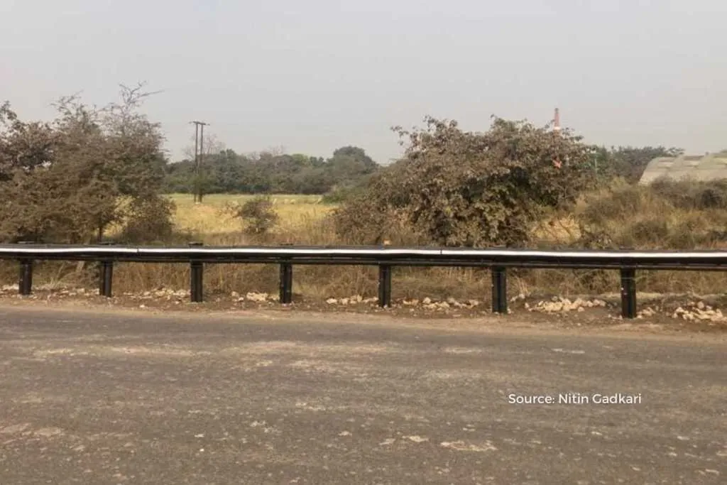 bamboo car crash barrier