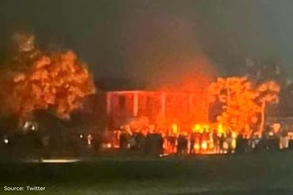 Sec 144 in Manipur’s Churachandpur, mob torched venue of CM’s visit