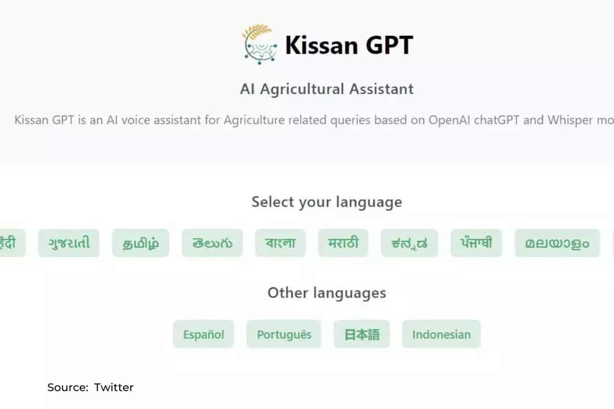 What is KissanGPT set to help Indian farmers?