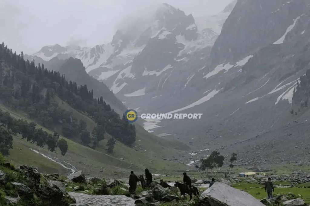 The melting of glaciers in the region poses a significant threat to the delicate ecosystem, and the proposed construction of a four-lane road to the Amarnath cave sanctuary could exacerbate the problem.