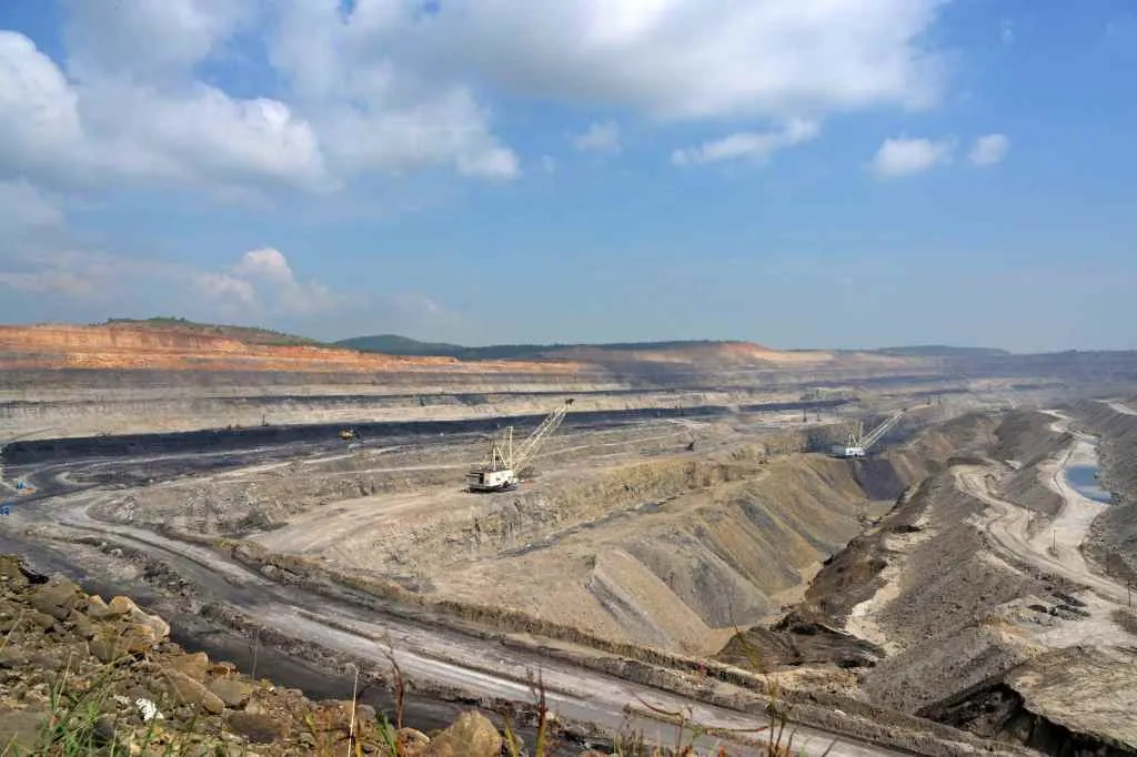 Panoramic View of Dudhichua Coal Mine of NCL Singrauli
