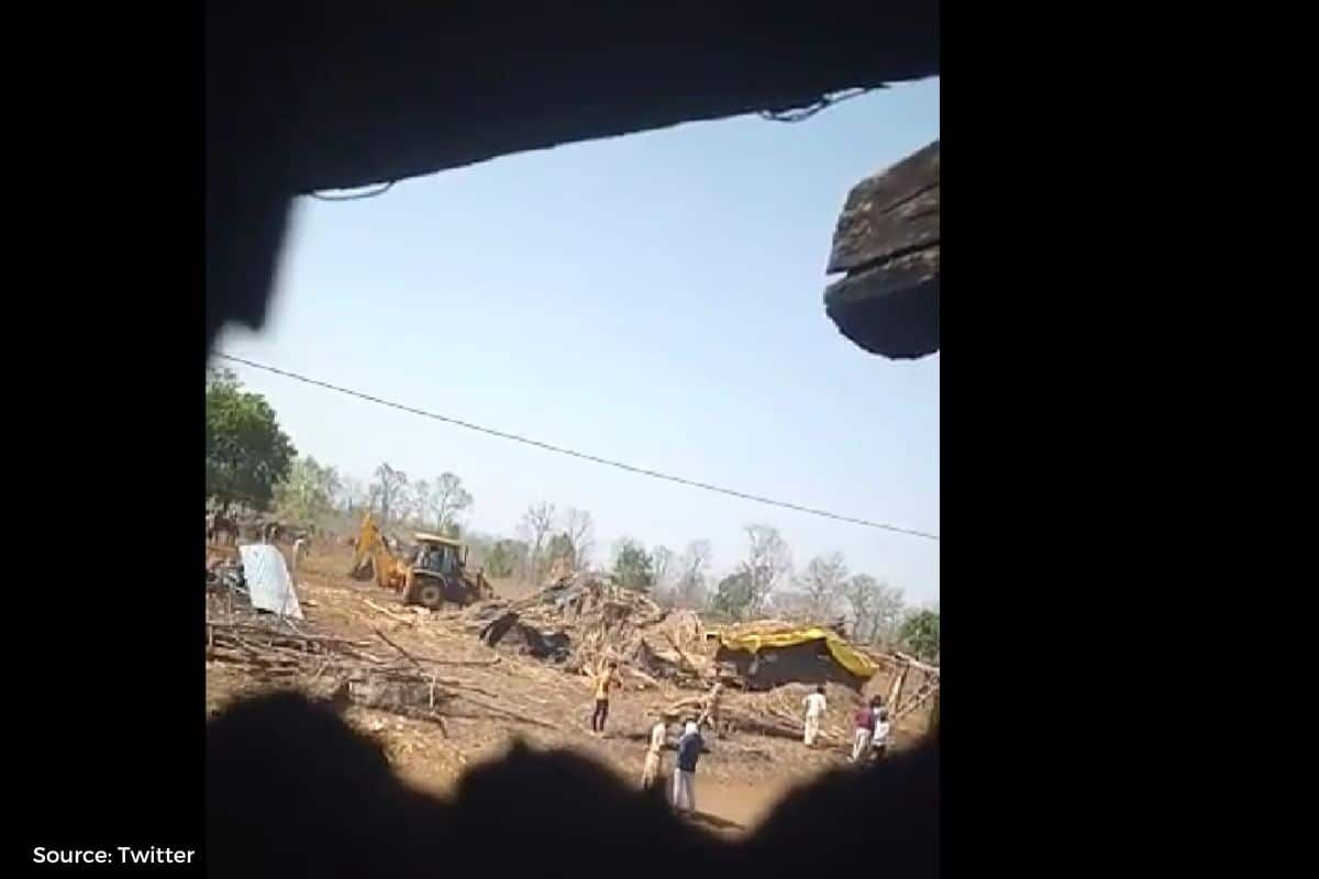 Houses of tribals illegally demolished in Bhilai Kheda village of MP