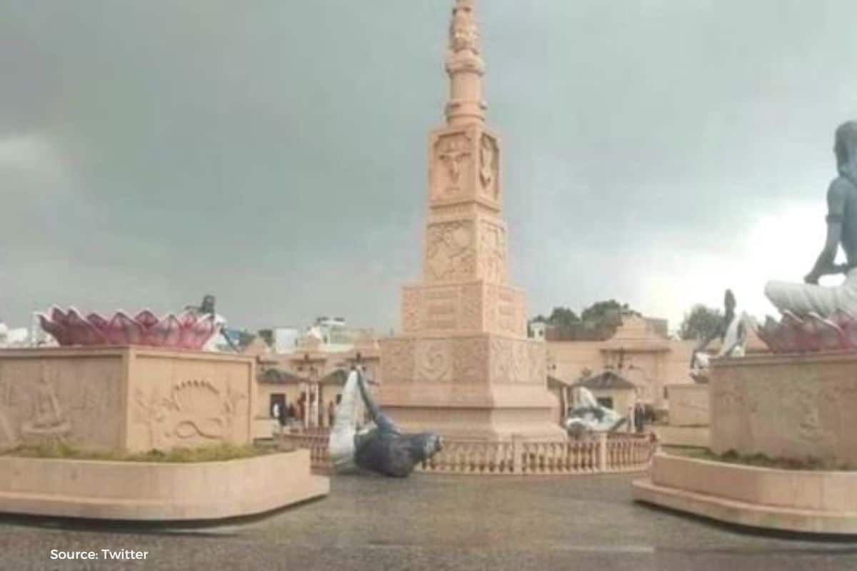 Saptarishi idols damaged in Ujjain’s Mahakal lok, due to heavy storm