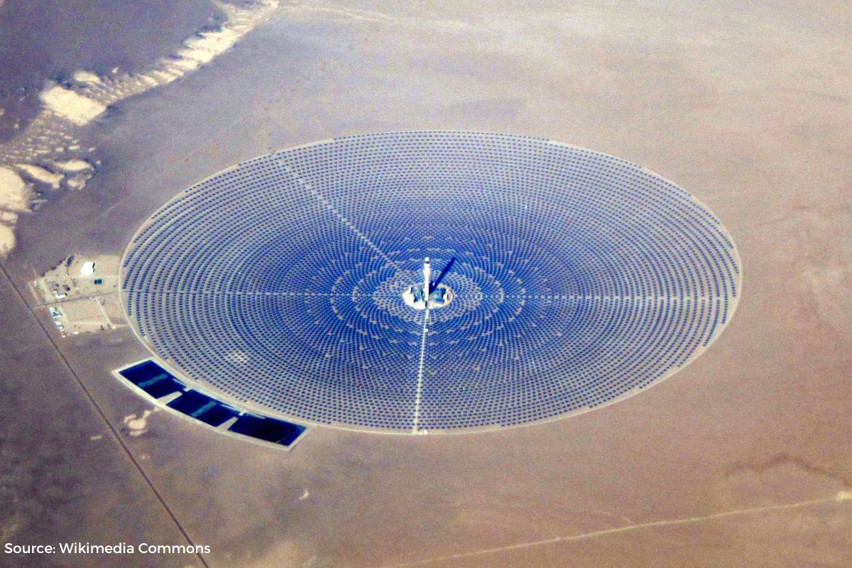 List of places in India where solar thermal concentrators are in operation