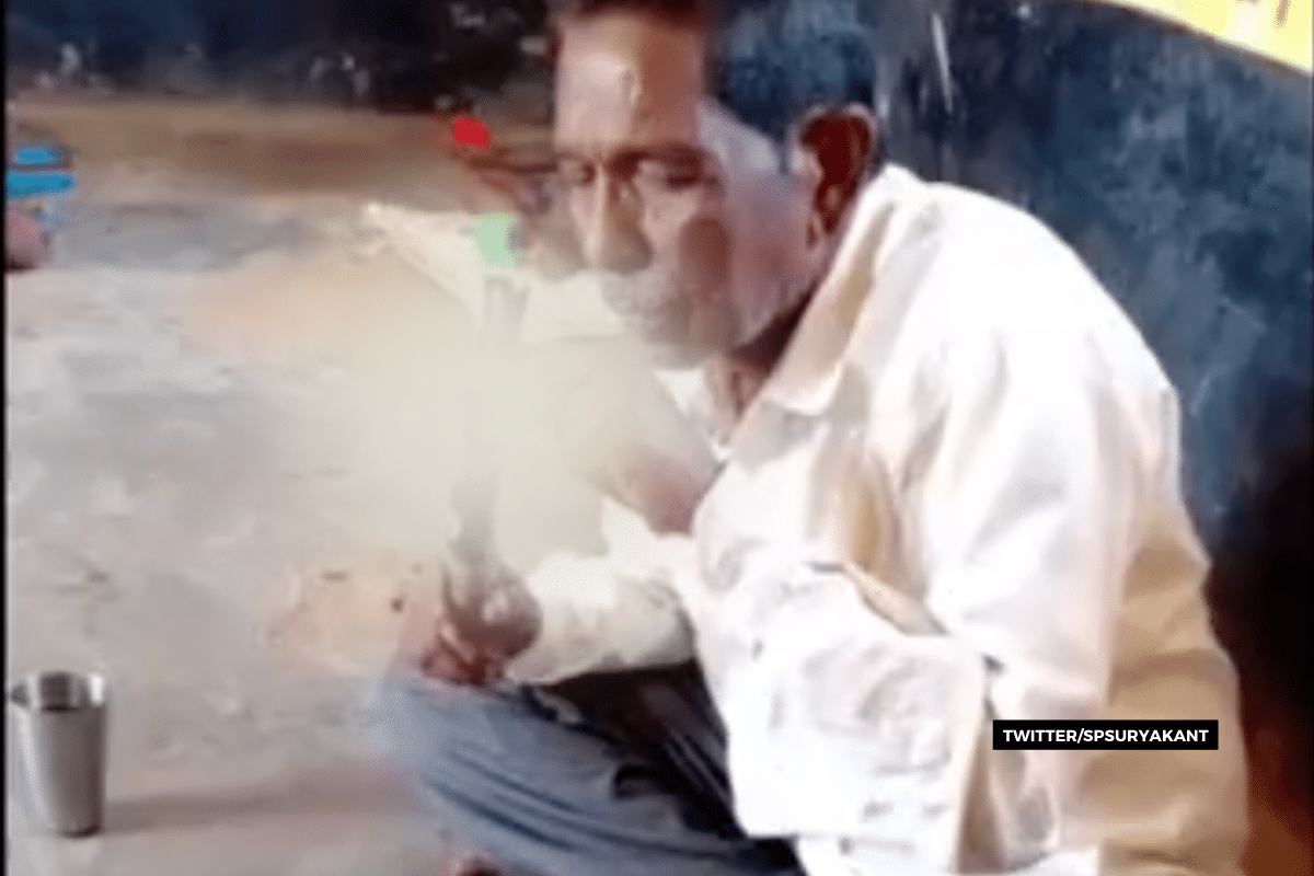 Chhattisgarh: On duty, headmaster found smoking marijuana, probe ordered!