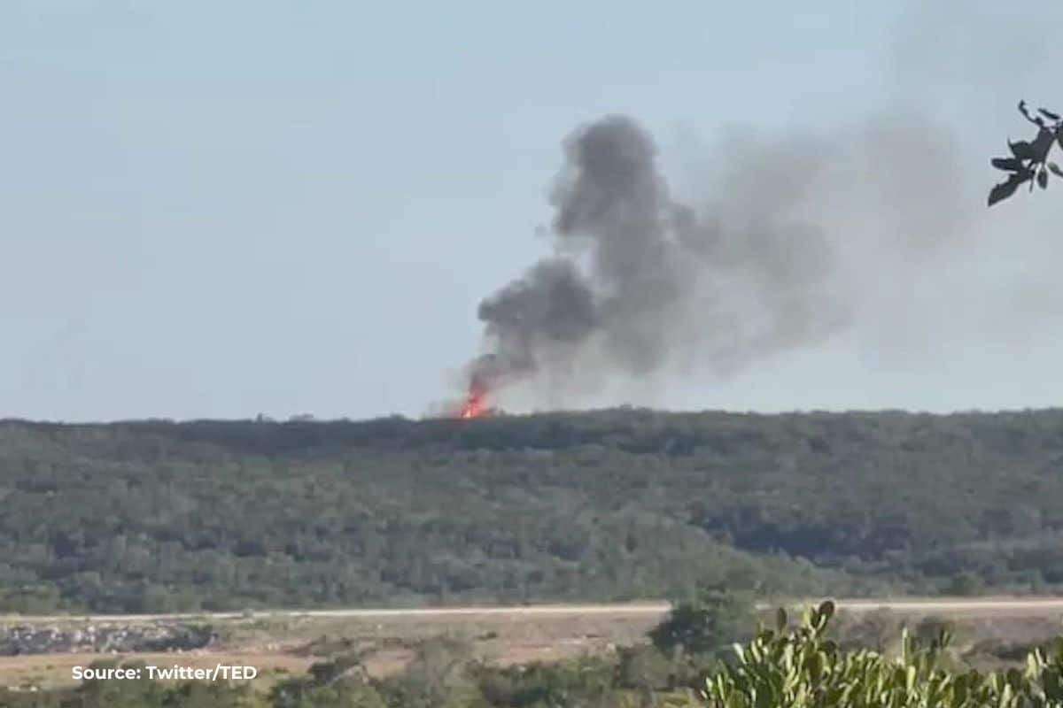 Dry conditions and high winds drive ongoing brush fire in Medina County