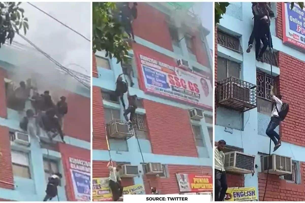Name of Mukherjee Nagar PG where fire breaks out and several girls trapped