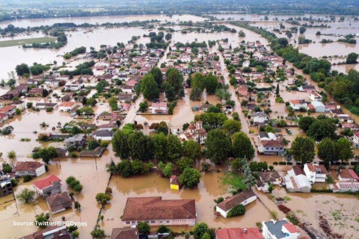 Zagora, Greece received 30 inches of rain in one day