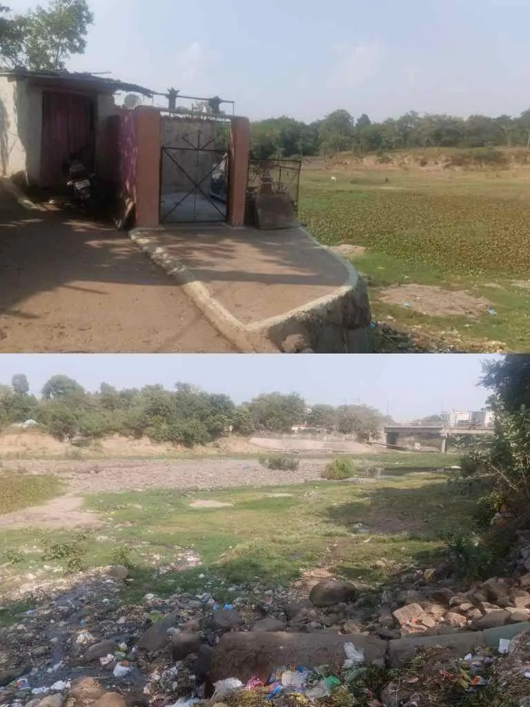 कलियाोत नदी के किनारे बसी है दामखेड़ा बस्ती Huzur Vidhansabha