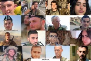 List with name of Israeli soldiers killed in so far in Gaza War