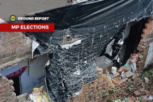 Despite the housing scheme, people continue to live in slums in Bhopal