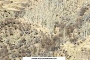 Lahaul Valley is dry and brown this year used to be in white blanket of snow by this time