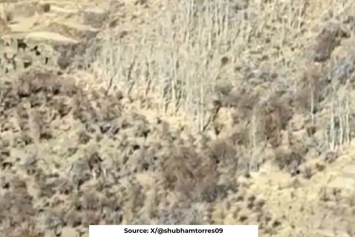 Lahaul Valley is dry and brown this year used to be in white blanket of snow by this time