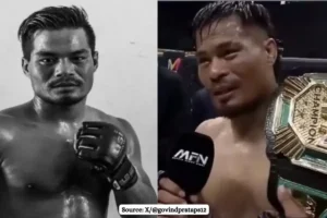 Who is MMA fighter Chungreng Koren crying for peace in Manipur?