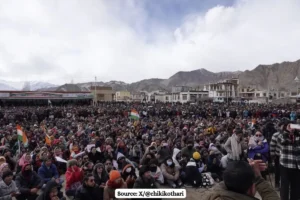 Protests in Ladakh enter third week as locals seek protection of fragile ecology