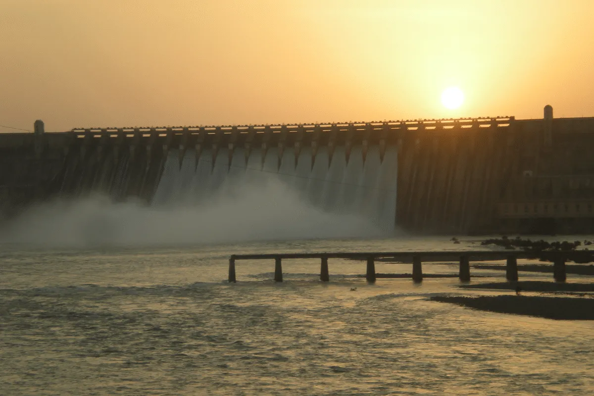 Nagarjuna Sagar Dam on Krishna River
