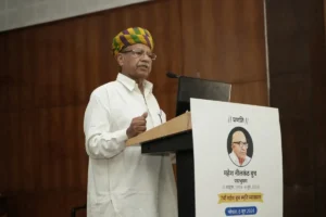 "वर्षा के जल को बचाने से ही बचेगी आजीविका" पद्मश्री लक्ष्मण सिंह