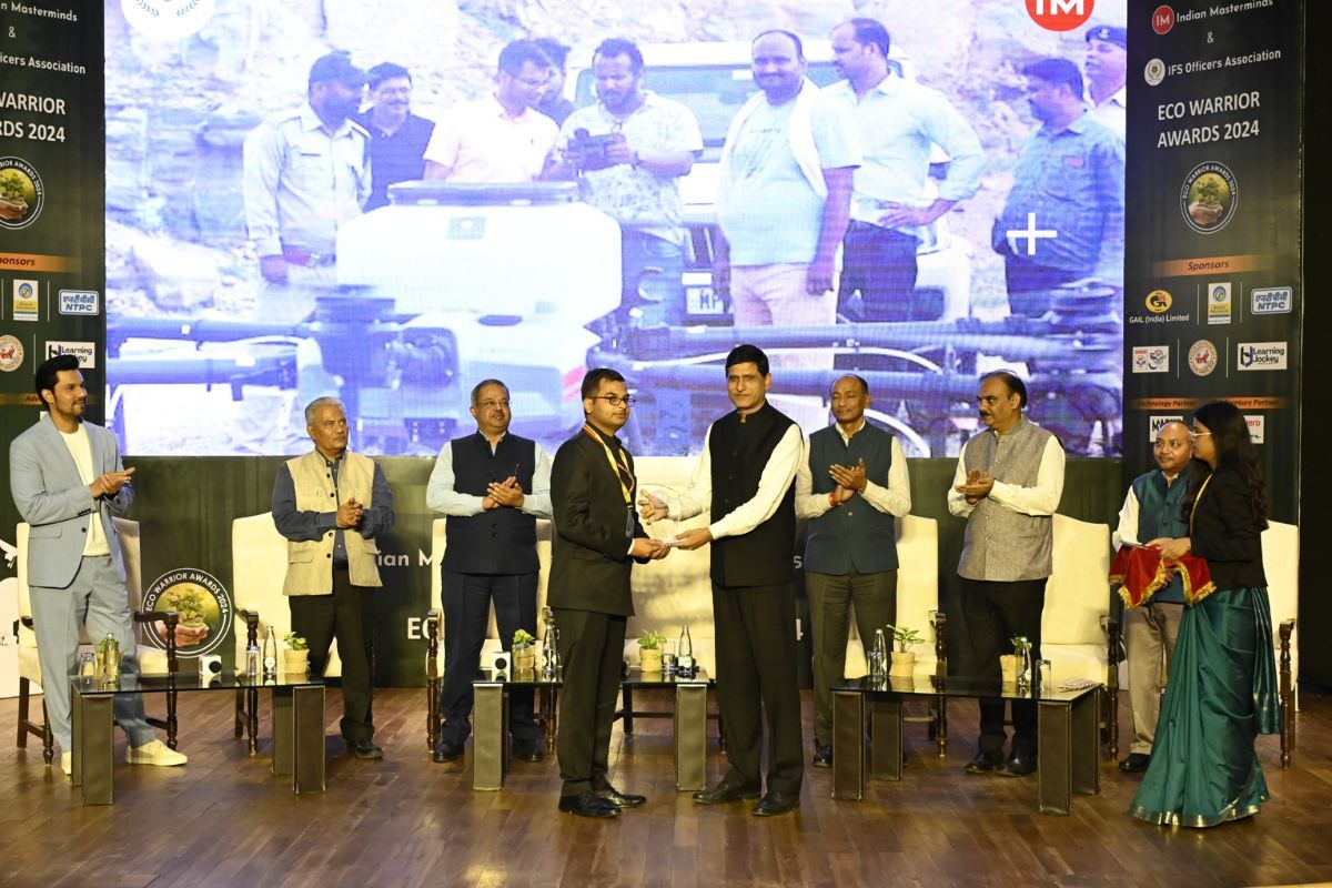 Who is IFS officer Anupam Sharma selected for Eco Warrior Awards 2024?