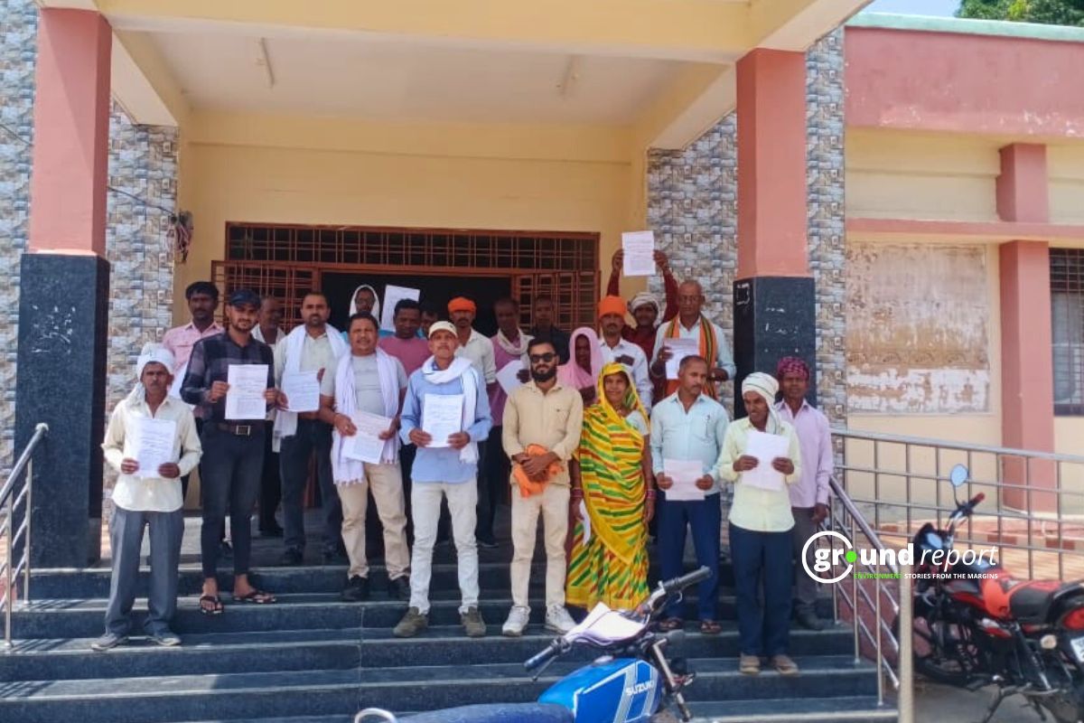 Protests against Adani's coal power plant in Anuppur MP