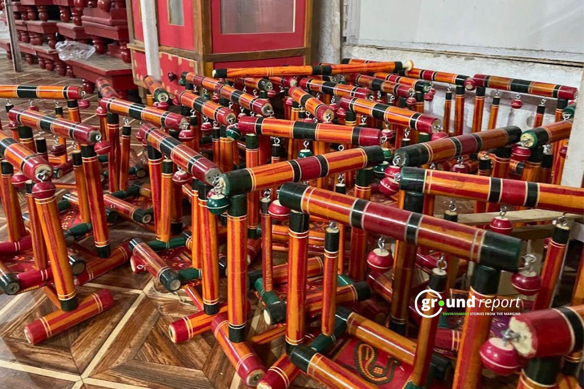 Colourful Budhni toys