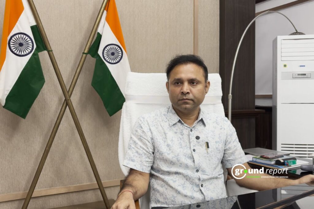 Bhagalpur District Magistrate Dr. Nawal Kishor Choudhary. Photo Credit: Syed Abubakr for Ground Report